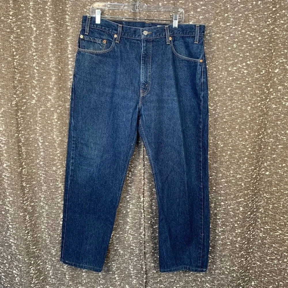 Vintage 90's Levi's 505 Regular Fit Straight Leg Blue Denim Jeans Men's 38x30